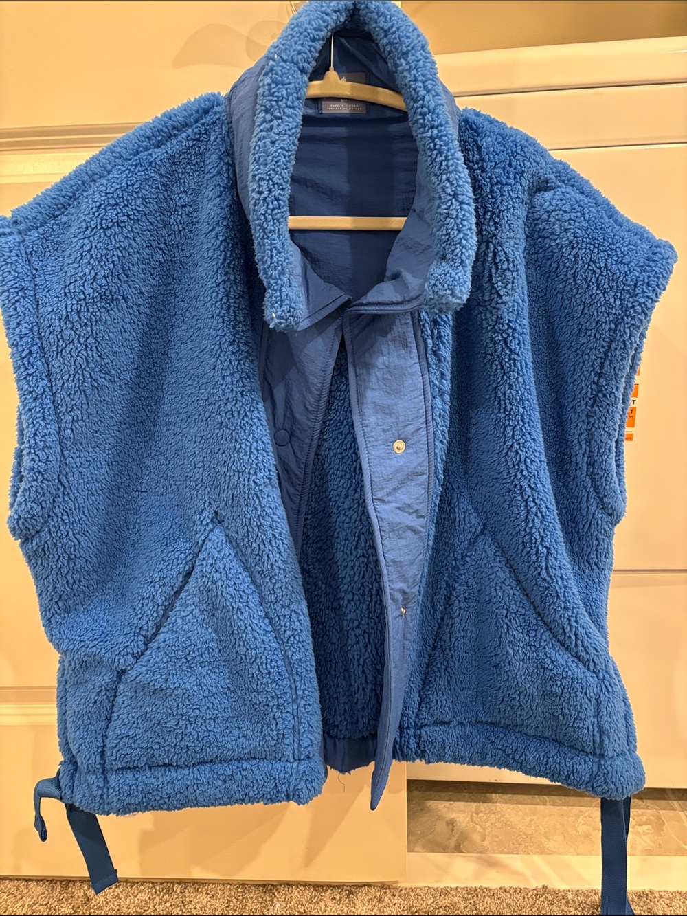 FP Movement by Free People Blue Sherpa Vest